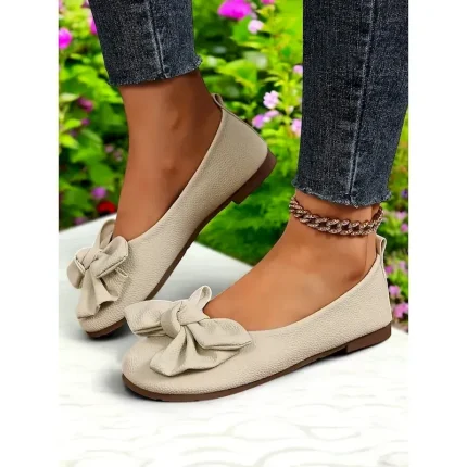 Women's Bowknot Barefoot shoes – Soft Wide Fit Shoes , Casual & Comfortable Ballet Shoes for Daily Wear
